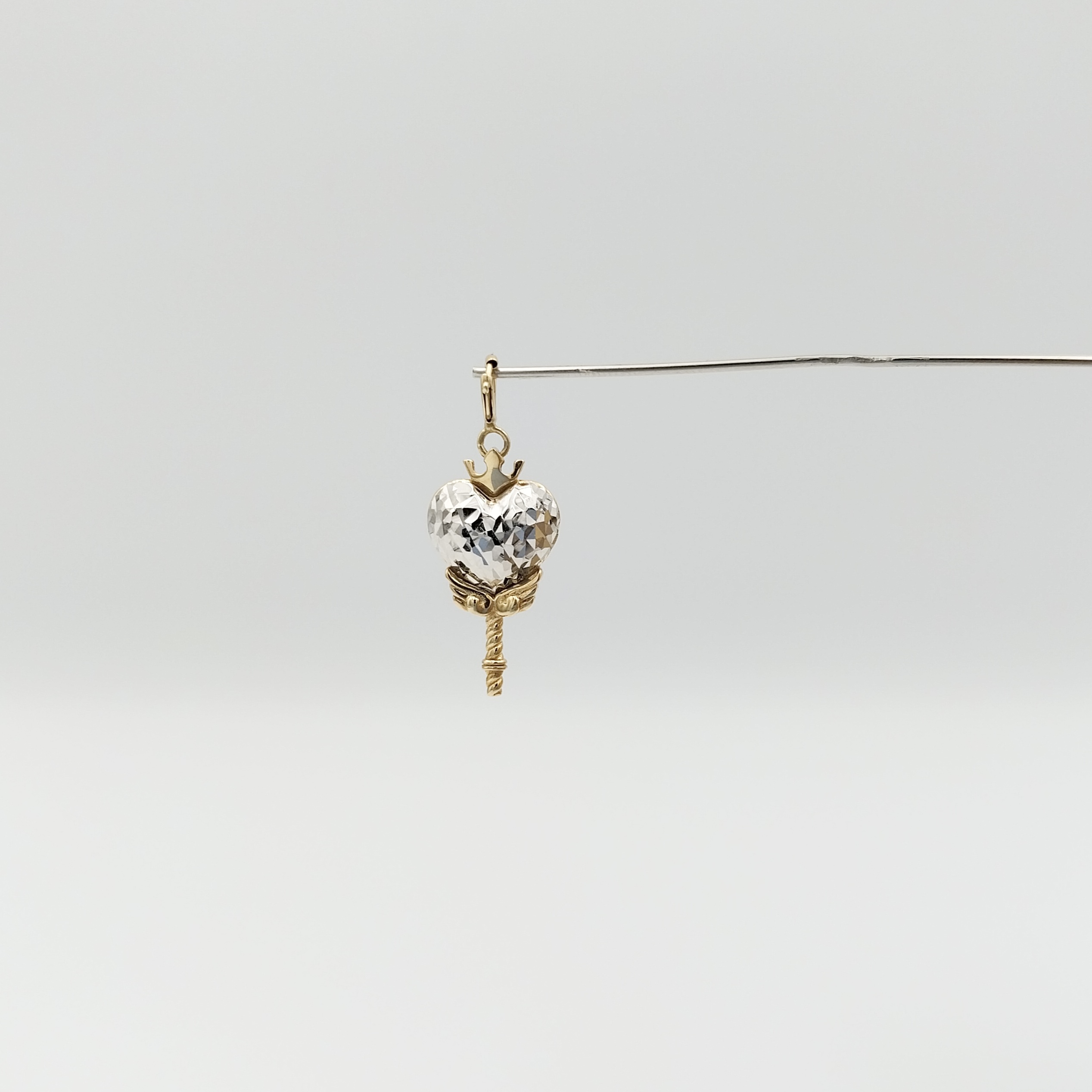 Heart lollipop pendent 18k