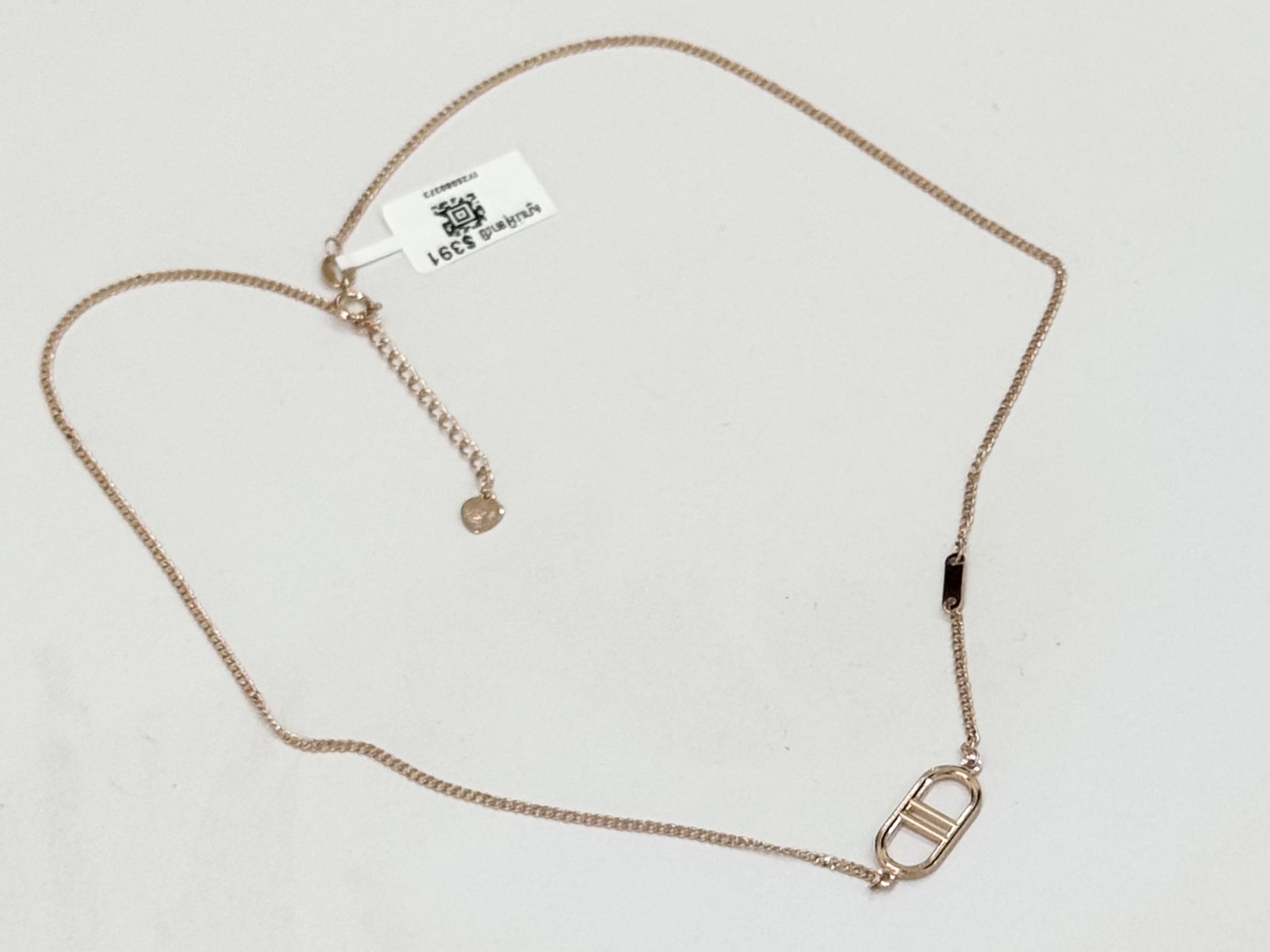 CD Necklace Rose Gold 18K